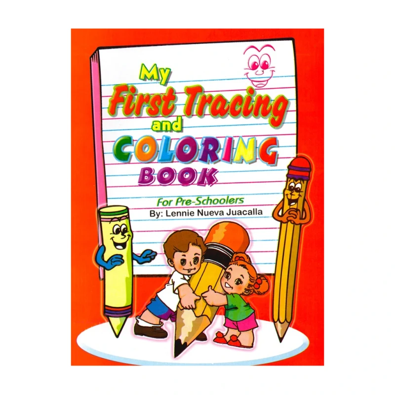 My 1st Tracing And Coloring Book For Preschoolers by Lennie Nueva Juacalla - Trade Paperback