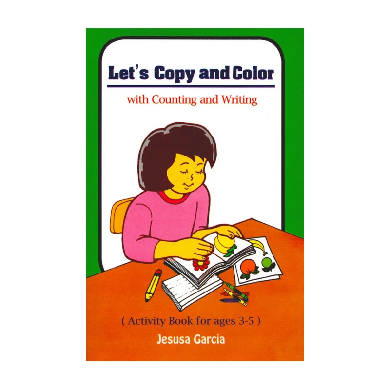 Let's Copy And Color With Counting And Writing by Jesusa Garcia - Books for Kids