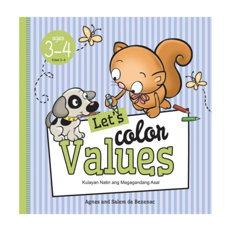 Let's Color Values (Ages 3-4Yo) Trade Paperback By Agnes And Salem De Bezenac