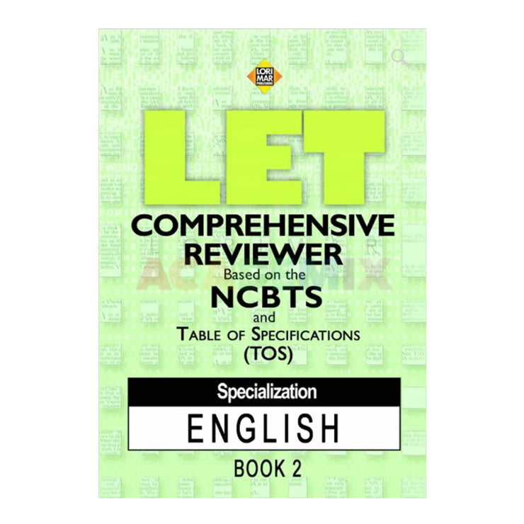 LET Comprehensive Reviewer English Book 2