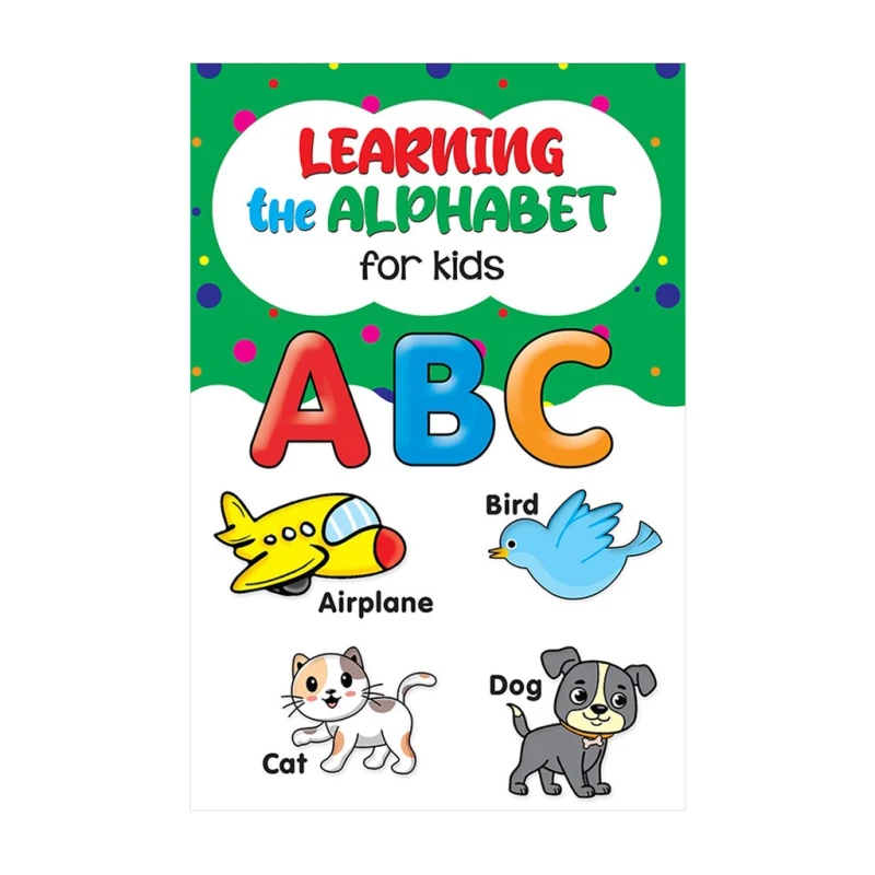 Learning The Alphabet For Kids - Hardcover - Books for Kids