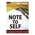 Note To Self: The Discipline of Preaching to Yourself By Dave Kraft - Trade Paperback - Non-Fiction