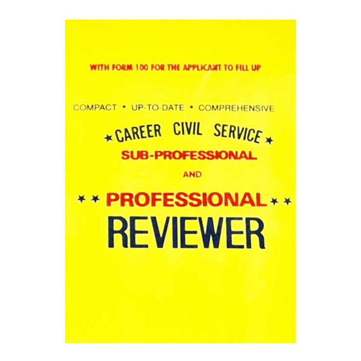Career Civil Service Sub-Professional and Professional Reviewer by Arellano V. Busto Trade Paperback