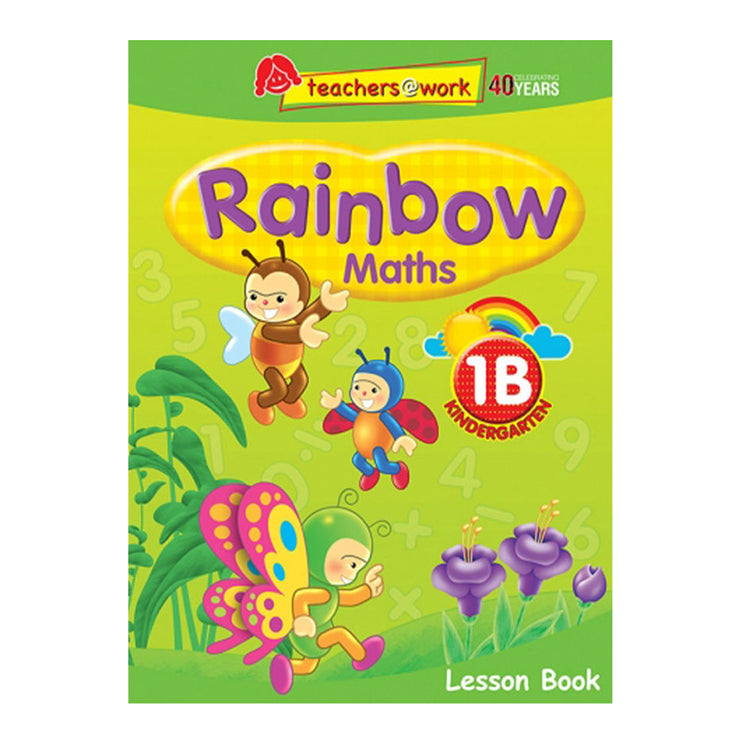 Rainbow Maths Lesson Book Kindergarten 1B by Chattryn Sonata - Trade Paperback - Preschool Books