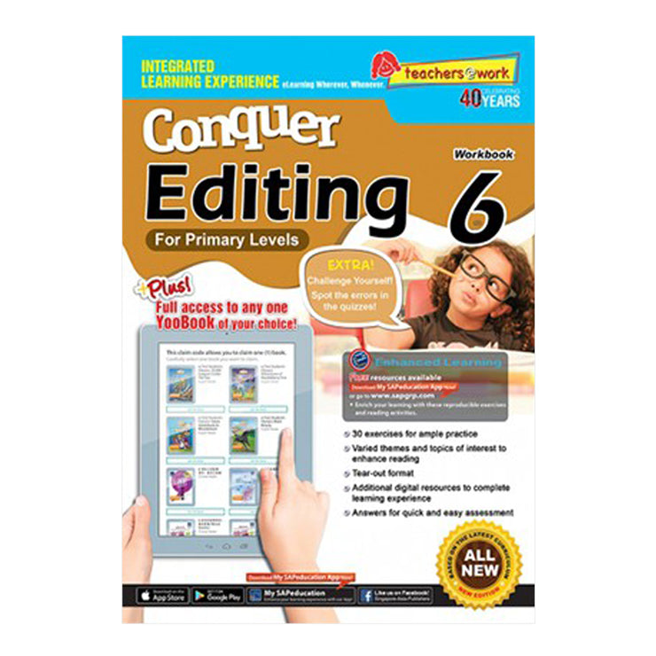 Conquer Editing For Primary Levels Workbook 6 Nuadu Trade Paperback