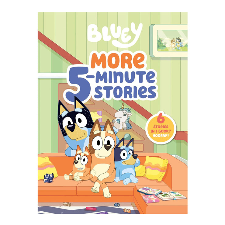 Bluey: More 5-Minute Stories Hardcover - Picture Books