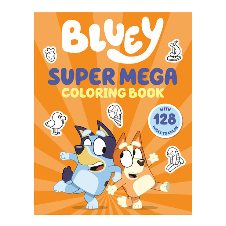Bluey: Super Mega Coloring Book Trade Paperback - Picture Books