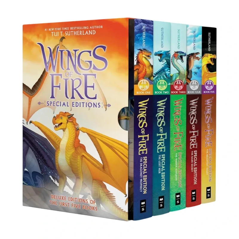 Wings Of Fire #1-5 Se Box Set by Tui Sutherland Trade Paperback