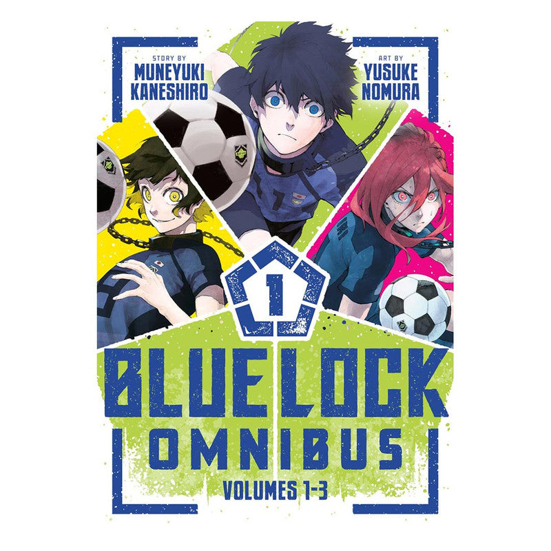 Blue Lock Omnibus 1 (Volume 1-3) by Muneyuki Kaneshiro - Trade Paperback