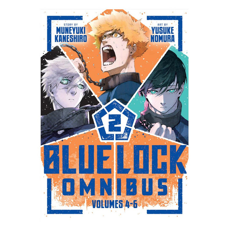 Blue Lock Omnibus 2 (Volume 4-6) by Muneyuki Kaneshiro - Trade Paperback