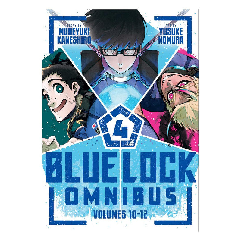 Blue Lock Omnibus 4 (Volume 10-12) by Muneyuki Kaneshiro - Trade Paperback