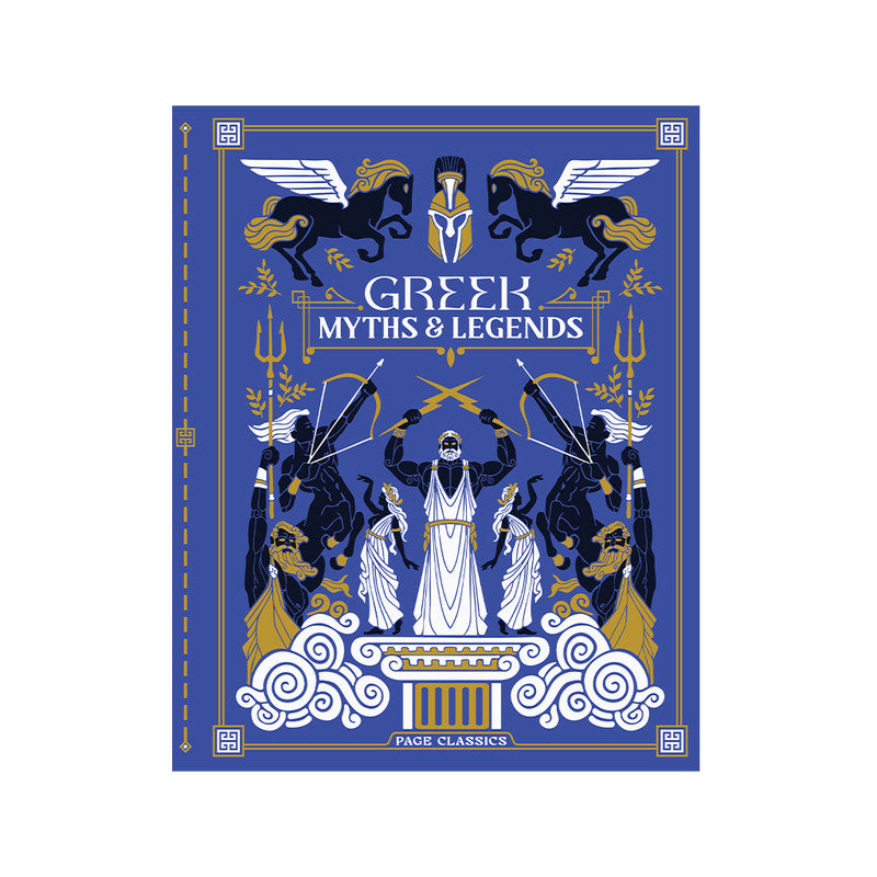 Page Classics: Greek Myths & Legends Stenciled Edge - Hardcover