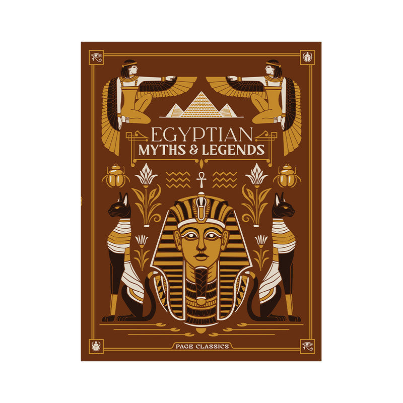 Page Classics: Egyptian Myths & Legends Stenciled Edge - Hardcover
