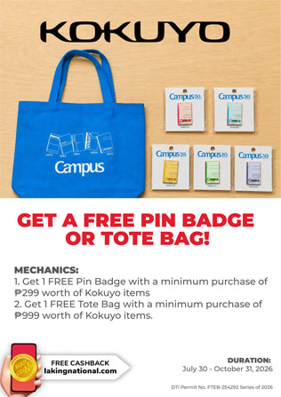 Free Tote and Pin Badge from Kokuyo Promo