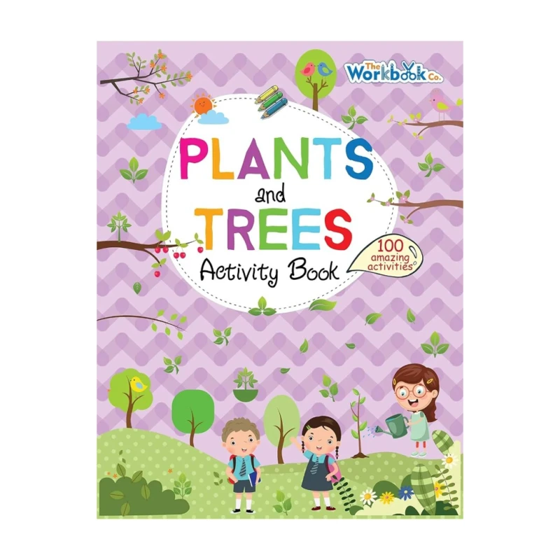 Plants And Trees Activity Book Trade Paperback By Pegasus