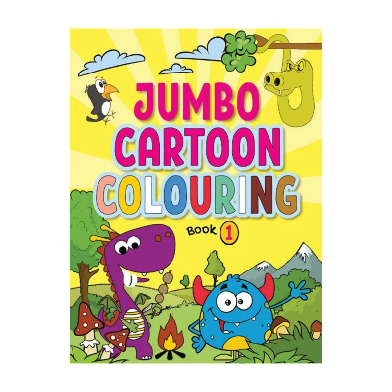 Jumbo Cartoon Colouring 1 Trade Paperback By Pegasus