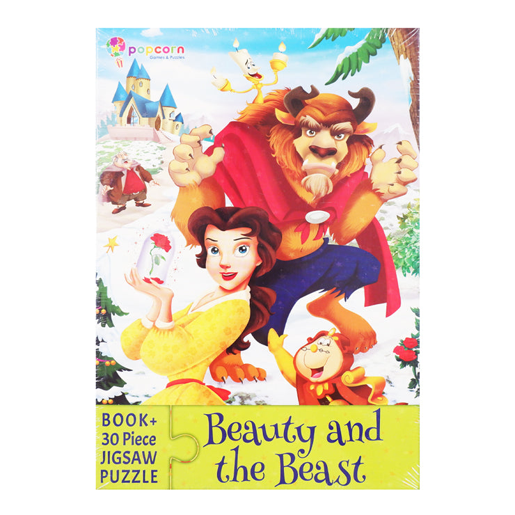 Beauty & The Beast Book + 30 Piece Puzzle - Hobbies for Kids