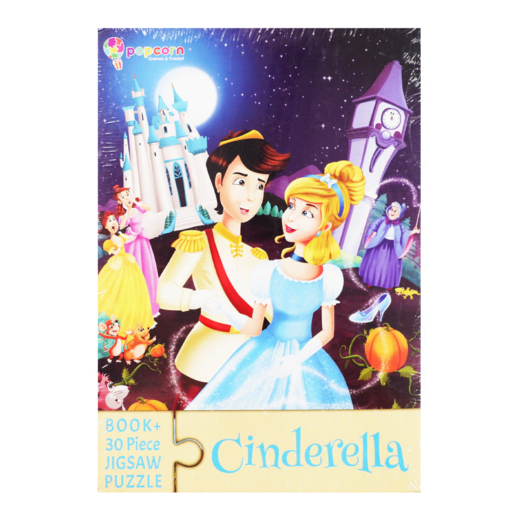 Cinderella Book + 30 Piece Puzzle - Hobbies for Kids