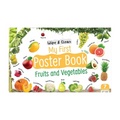 Wipe and Clean My First Poster Book - Fruits and Vegetables - Learning Tools for Kids