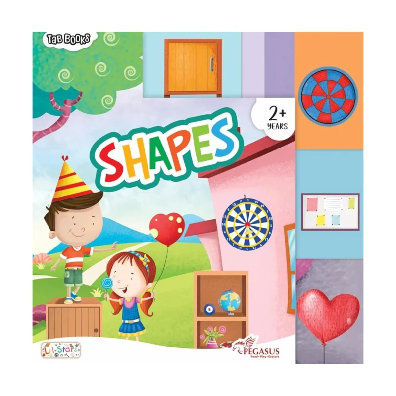 Shapes Tab Board Book - Preschool Books