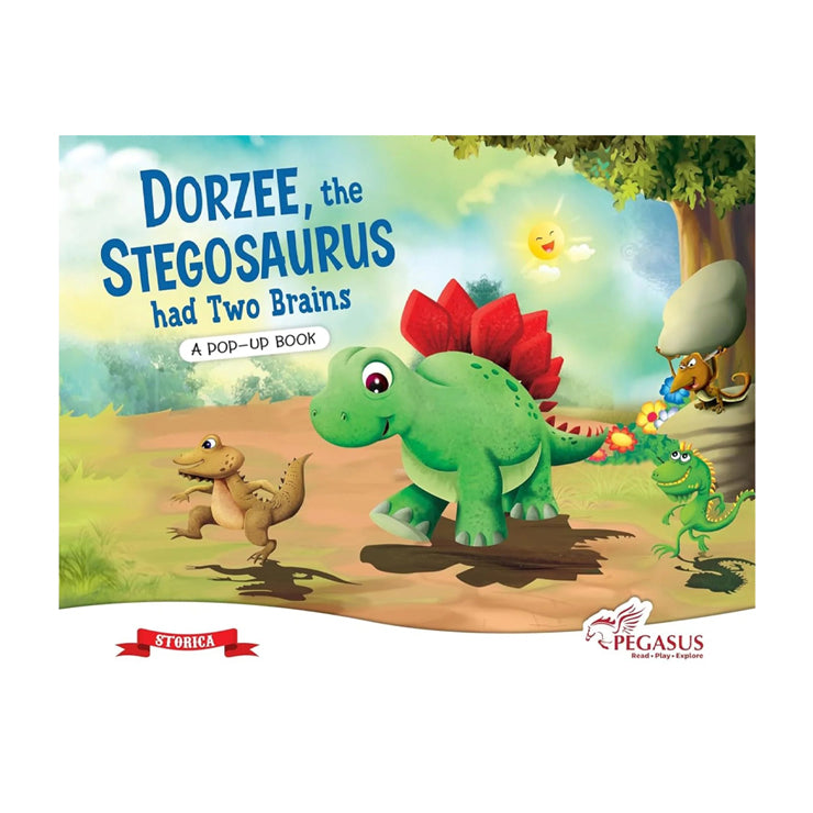 Dorzee's The Stegosaurus Had Two Brains - Hardcover - Preschool Books