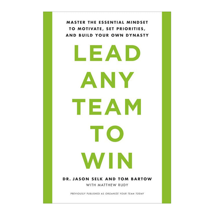 Lead Any Team to Win by Jason Selk - Trade Paperback - Business Books