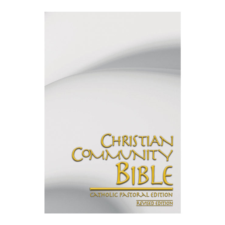 Christian Community Bible - Small New Cover With Index White Hardbound - Religion & Spirituality