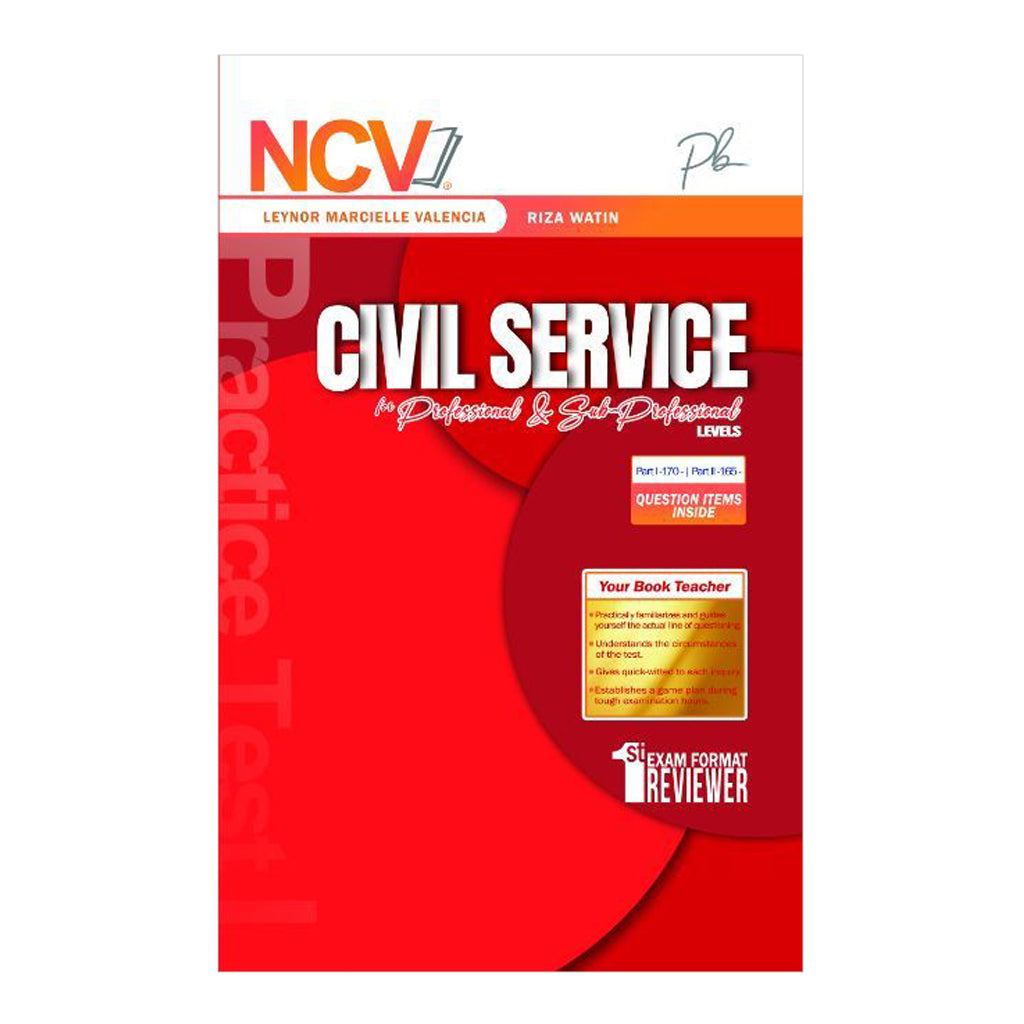 NCV Civil Service Practice Test 1 by Leynor Valencia - Trade Paperback - Non-Fiction - Reference