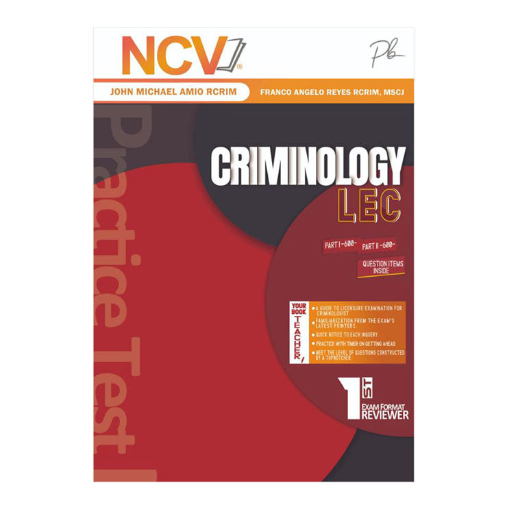 NCV Criminology LEC Practice Test 1