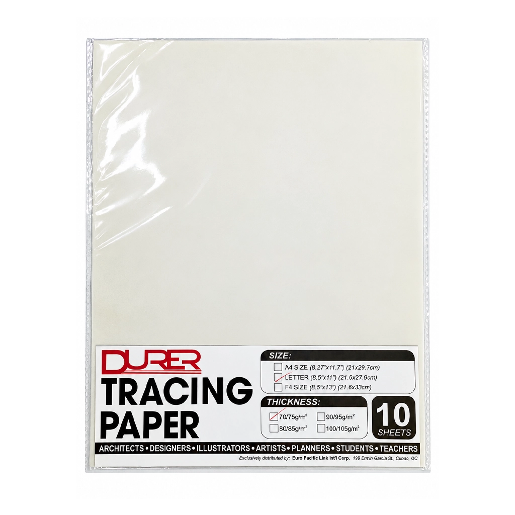 Durer Tracing Paper Sheet 70/75 8 1/2x11 10's Dt2054/10 - Tracing Paper