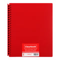 Best Buy Clearbook Refillable Short 20 Sheets Red