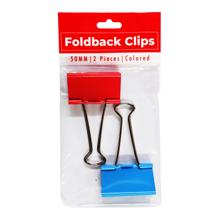 Best Buy Clip Foldback 2 Inches 2 Pieces 50mm Assorted Color
