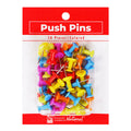 Best Buy Push Pin 50 Pieces Assorted Color - School & Office Supplies