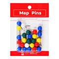 Best Buy Map Pin 25 Pieces Assorted Color - School & Office Supplies