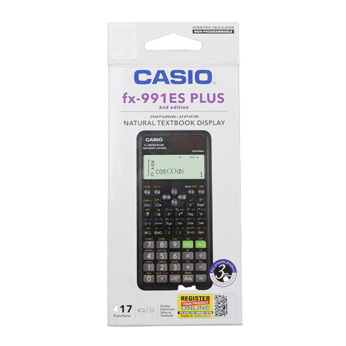 Casio Scientific Calculator FX991ES Plus, Black - School Essentials