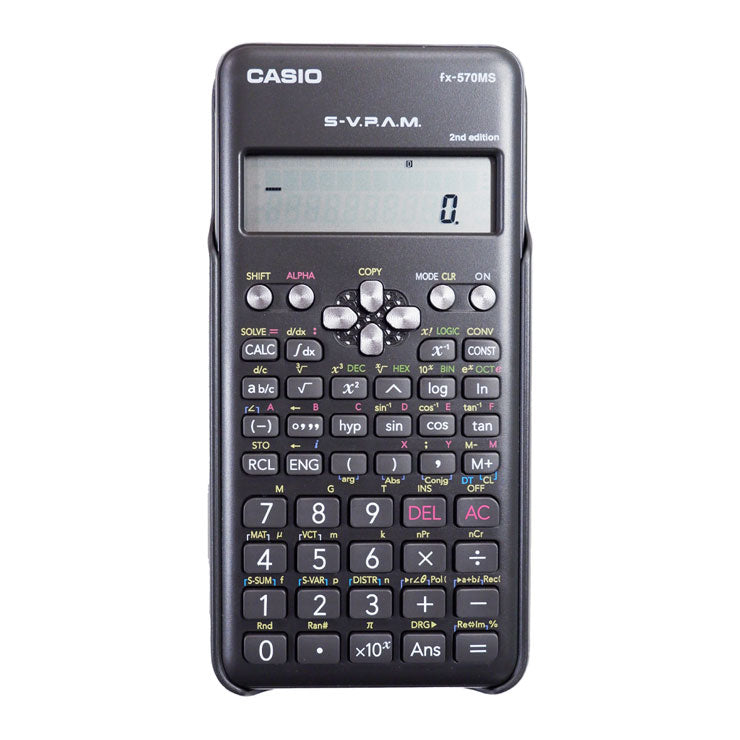 Casio Scientific Calculator FX570MS, Black - School Essentials