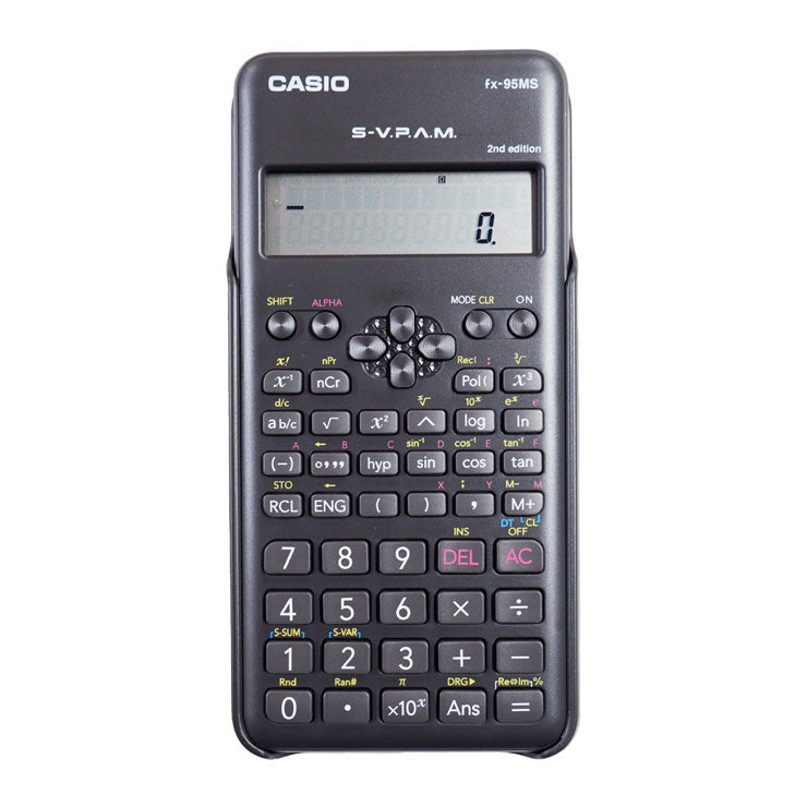 Casio Scientific Calculator FX95MS Black 244 Functions 2nd edition Casio Scientific Calculator FX95MS Black 244 Functions 2nd edition