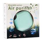 Air Purifier Necklace Mint Green - Health & Safety Essentials