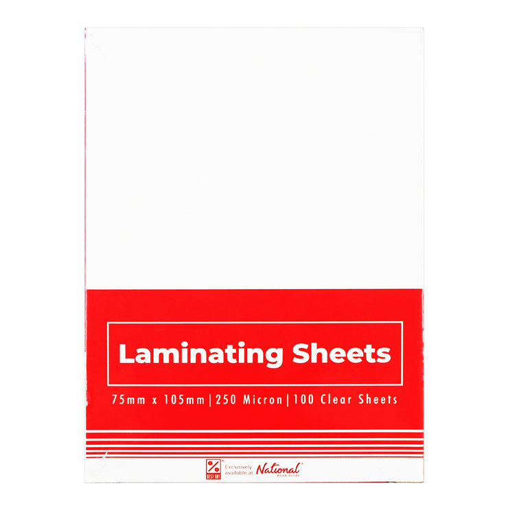 Best Buy Laminating Sheet 75X105 250mic 100's BB-LS75105B - Office Supplies - Machine Accessories