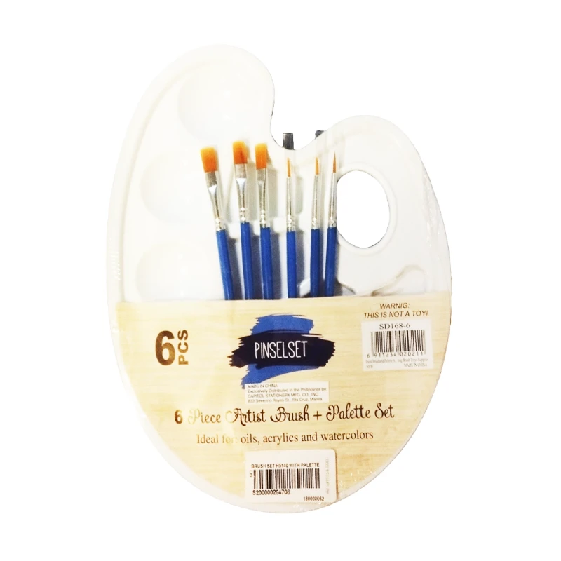 Brush Set H5140 With Palette - School Supplies - Arts & Crafts