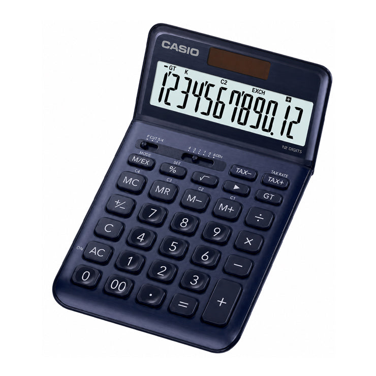 Casio Desktop Calculator JW200SC Navy Blue 12 Digits - Office Equipment