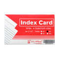 Best Buy Index Card White 3X5 50's Ruled Both Sides - School & Office Supplies
