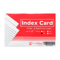 Best Buy Index Card White 4x6 25's Ruled Both Sides - School & Office Supplies