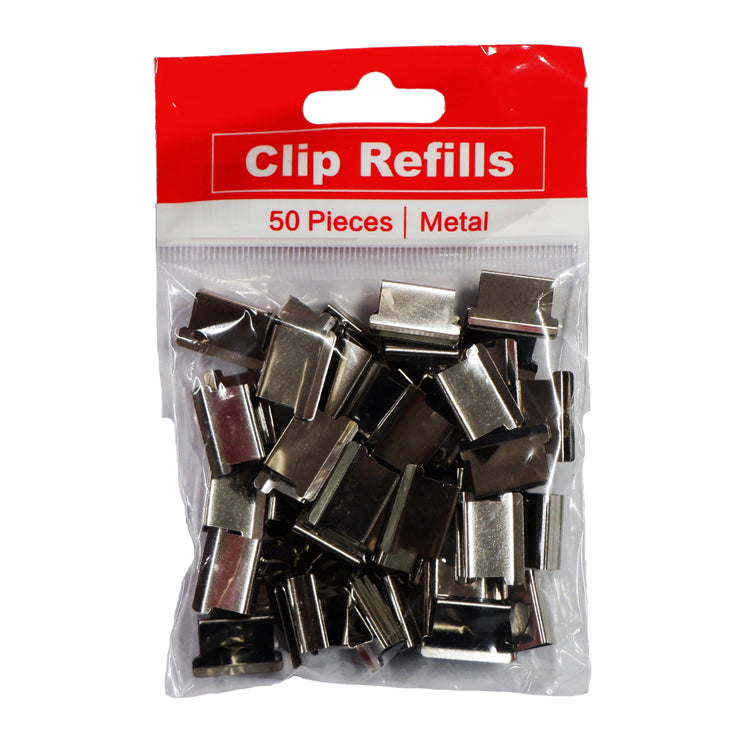 Best Buy Clip Paper Metal 1A5000041 Retangular 50's Refills For 1A5000038-40 - Filing Supplies