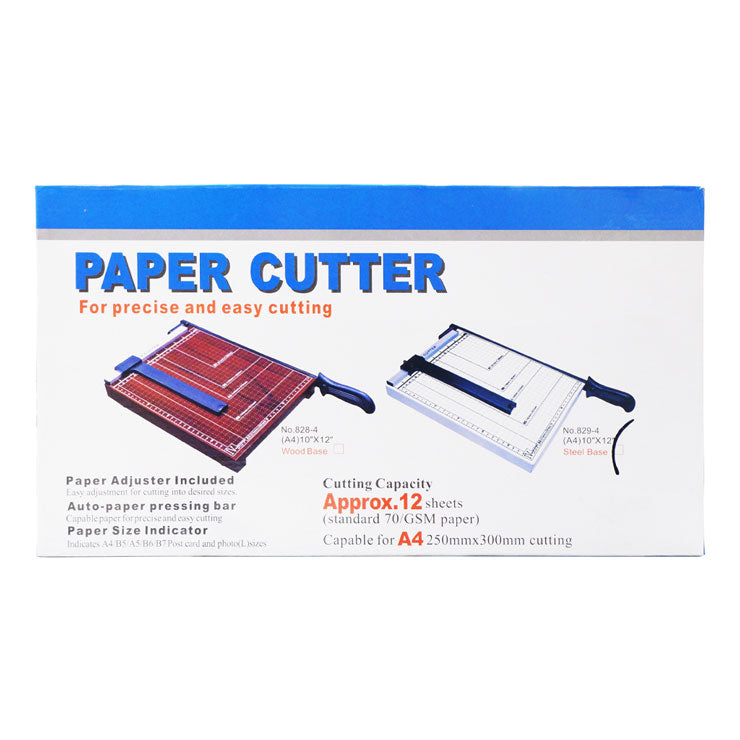 Paper Trimmer Metal A4 829-4 - School & Office Supplies