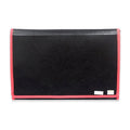 Seagull Expanding File Blk4301 Long 12 pockets Garter Lock w Tab Side Lining, Red