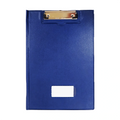 Clipboard 10992T Long With Cover Wire Clip Vertical With Hanger And Inside Pocket Blue