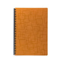 Seagull Clearbook Refillable PCL27 Long 20 Sheets 27Holes Metallic Color Puzzle Design, Gold