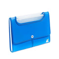 Seagull Expanding File EZ4301 Long 12pockets Middle Garter Lock w Tab Light Blue