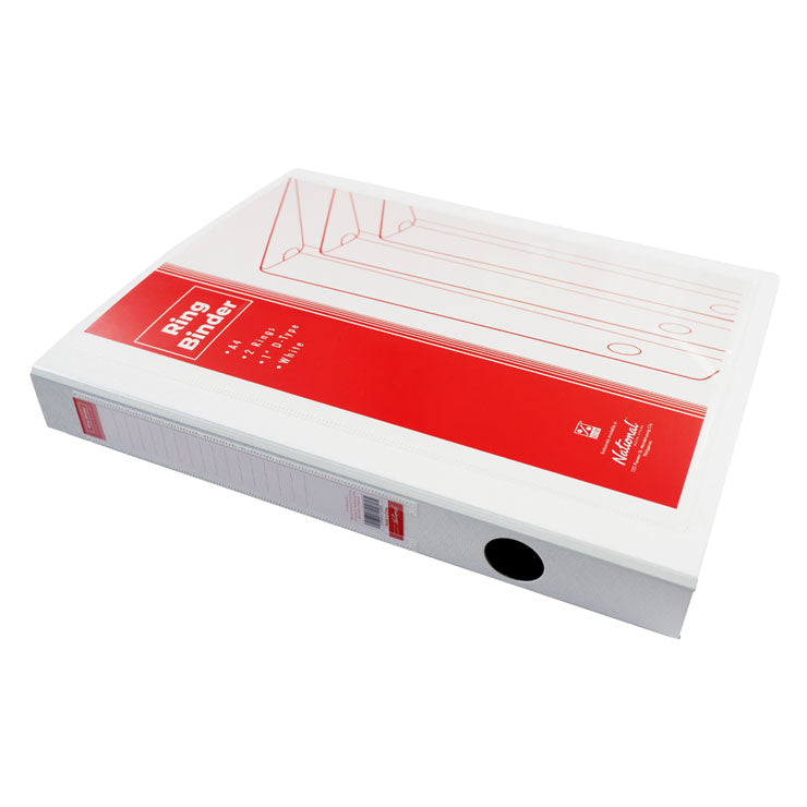 Best Buy Ring Binder 2R 7cm W22D1 A4 1 inch Dtype with Insert Label, White